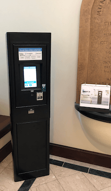 Pay Station in City Hall